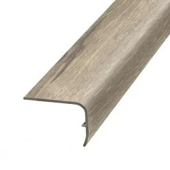 Fennel 1.32 in. Thick x 1.88 in. Wide x 78.7 in. Length Vinyl Stair Nose Molding by PERFORMANCE ACCESSORIES