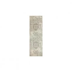 Everek Ivory/Grey 3 ft. x 8 ft. (2'6" x 8') Abstract Transitional Runner by BASHIAN